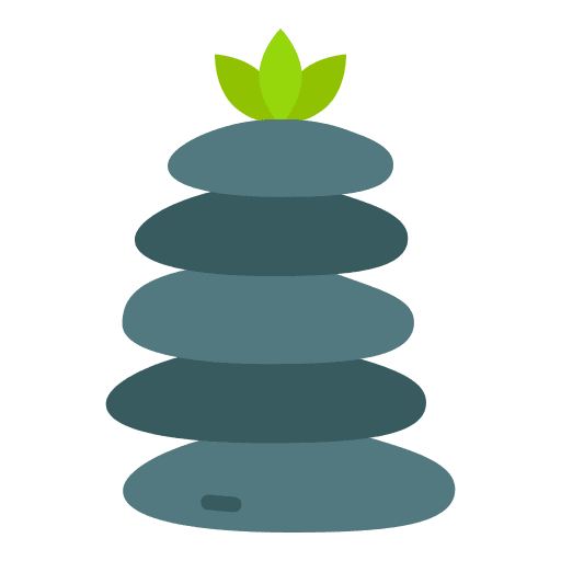 Stones hot stone wellness stones icon Stones hot stone wellness stones icon