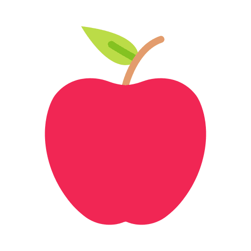 Apple healthy food fruit organic icon