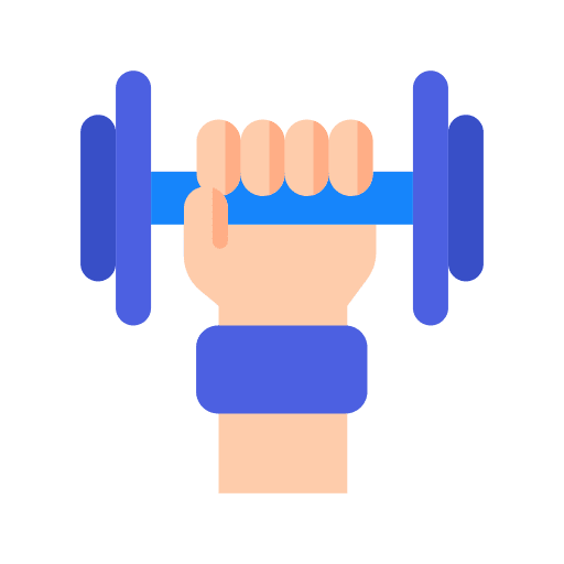 Workout dumbbell workout equipment icon