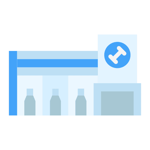 Gym house gym stay at home icon Gym house gym stay at home icon