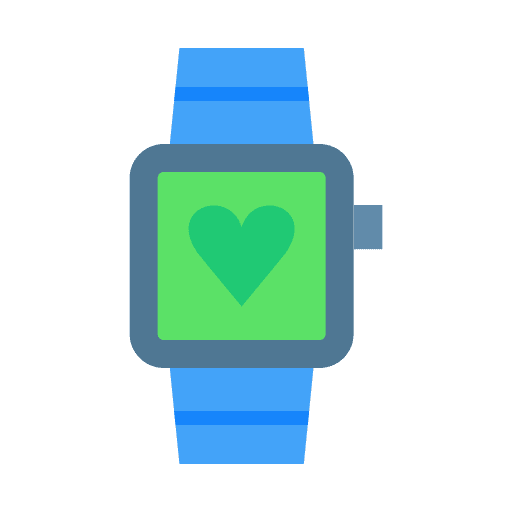 Smartwatch heart technology healthcare and medical icon Smartwatch heart technology healthcare and medical icon