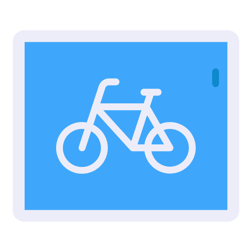 Cycle lane sport bike lane cycle lane icon