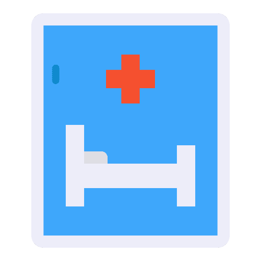 Hospital care hospitals healthcare icon Hospital care hospitals healthcare icon