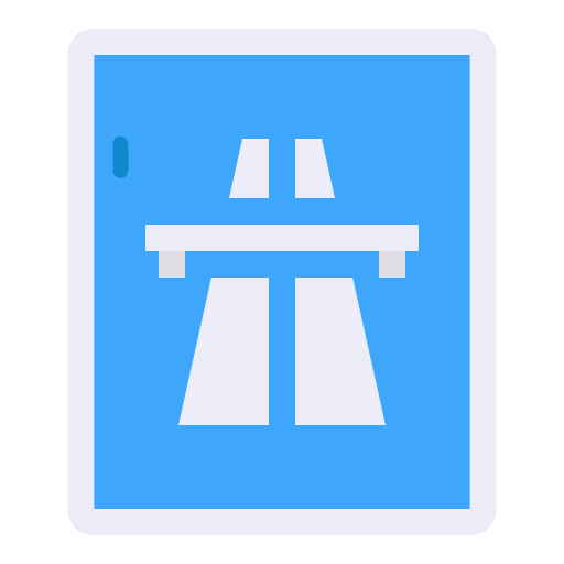 Motorway broken line motorway highway icon Motorway broken line motorway highway icon