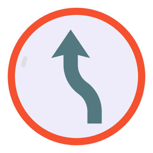 Double curve double curve road signs icon Double curve double curve road signs icon