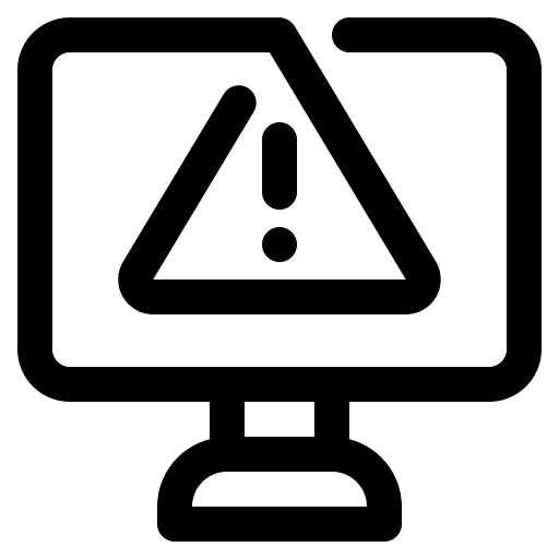 Error ui warning electronics icon