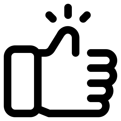 Like ui hands and gestures good review icon