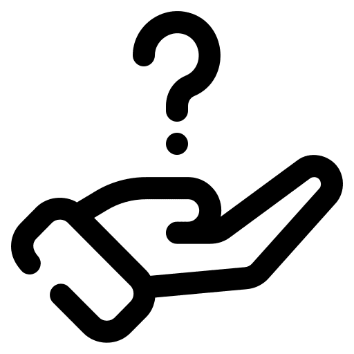Question help customer care customer service icon
