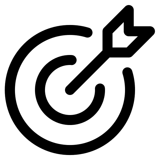 Target dartboard business and finance target icon