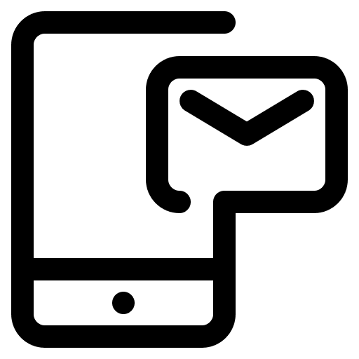 Email smartphone communications email icon