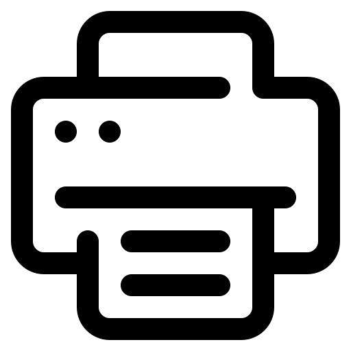 Printer ink technology ui icon