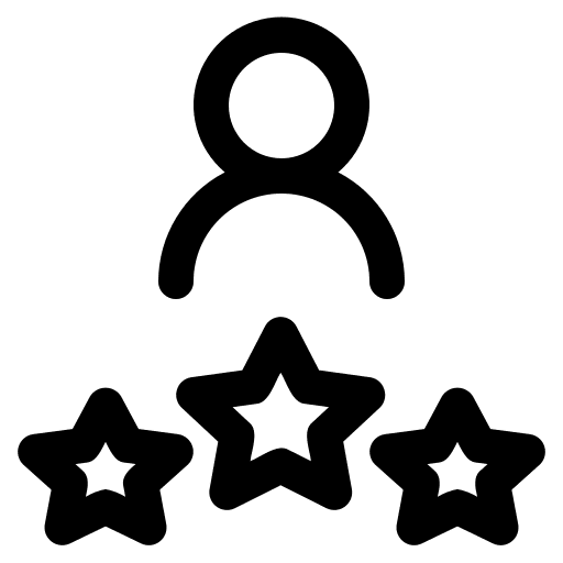 Rating rating customer user icon