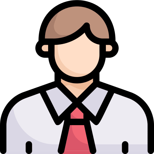 Employee avatar professional user icon