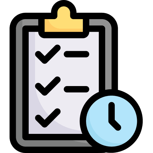 Time management time management business and finance plan icon