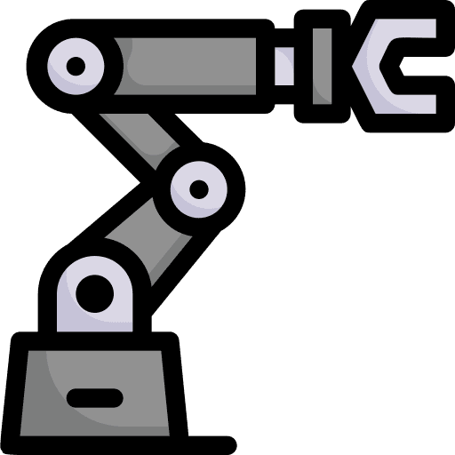 Industrial robot industry industrial robot electronics icon