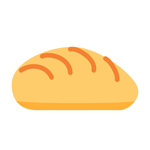 Bread bakery meal bread icon