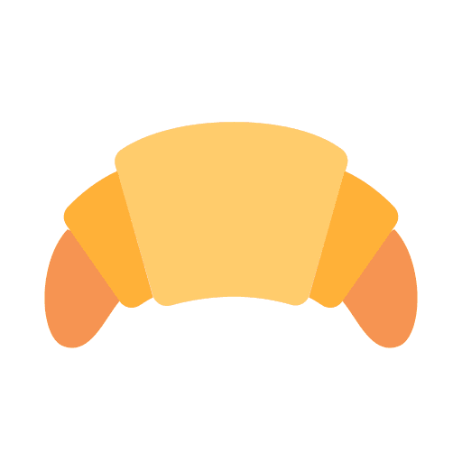 Croissant bakery croissant bread icon