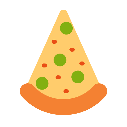 Pizza slice food and restaurant cheese icon Pizza slice food and restaurant cheese icon