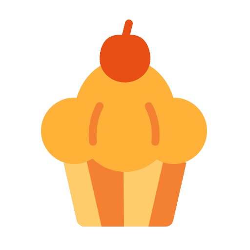 Cupcake dessert food and restaurant cupcake icon Cupcake dessert food and restaurant cupcake icon