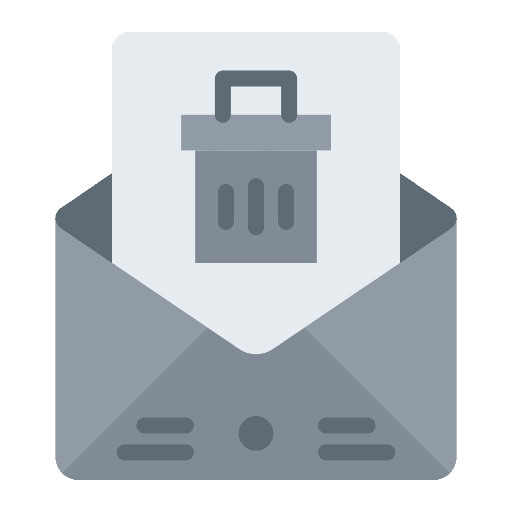 Email ui trash communications icon Email ui trash communications icon