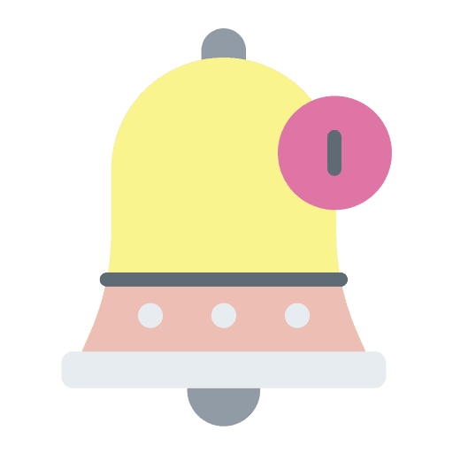 Notification interface bell notify icon