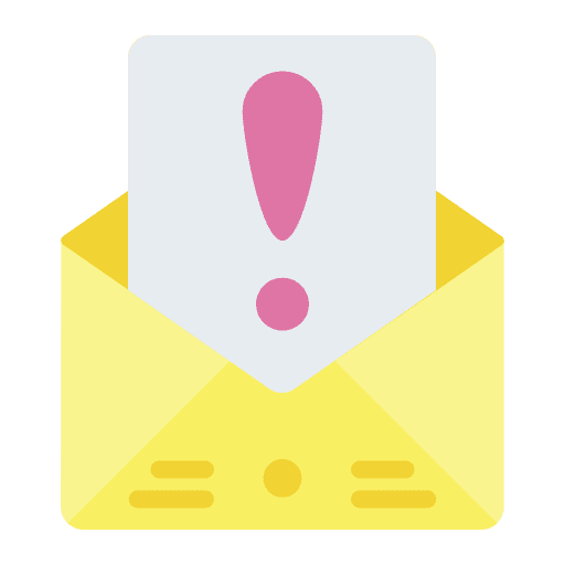 Warning exclamation mark communications ui icon