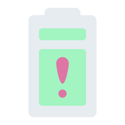 Low battery electronics battery level low battery icon Low battery electronics battery level low battery icon