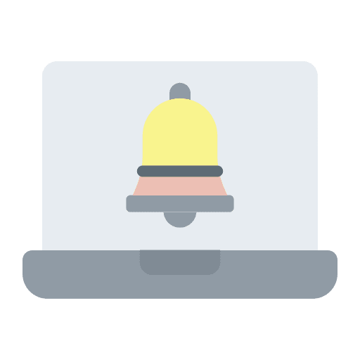 Notification bell notification electronics icon Notification bell notification electronics icon