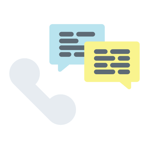 Phone call receiver telephone call message icon Phone call receiver telephone call message icon