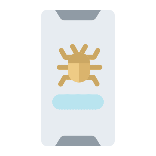 Bug security bug detection icon Bug security bug detection icon