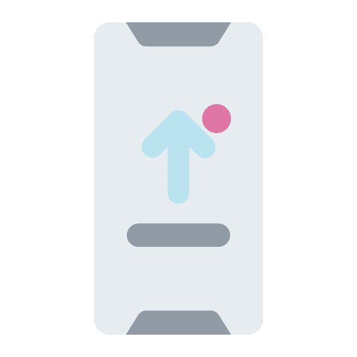 Upload up arrow upload mobile phone icon Upload up arrow upload mobile phone icon