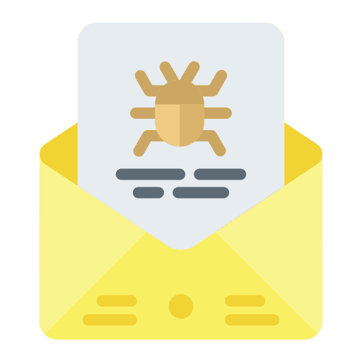 Virus message virus security icon Virus message virus security icon