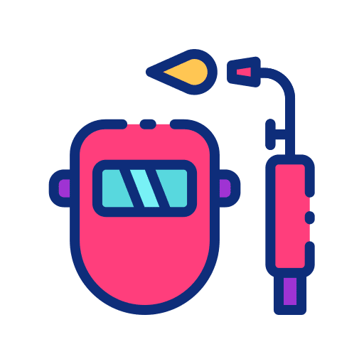 Welding protection welding mask welding icon
