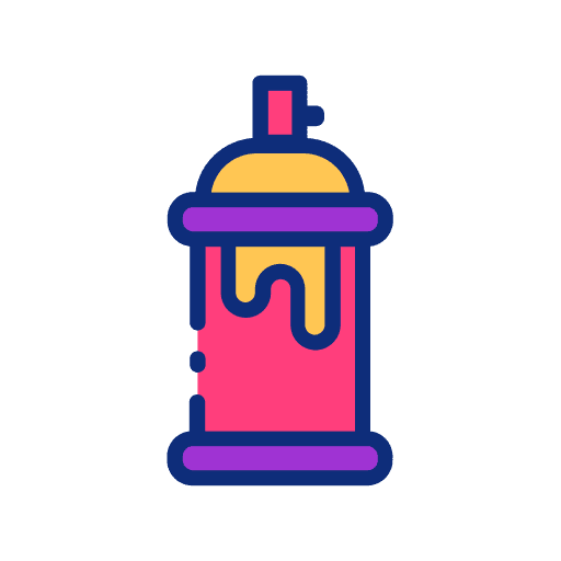 Graffiti paint spray can spray paint icon Graffiti paint spray can spray paint icon