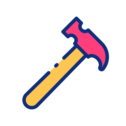 Hammer improvement carpentry mallet icon Hammer improvement carpentry mallet icon