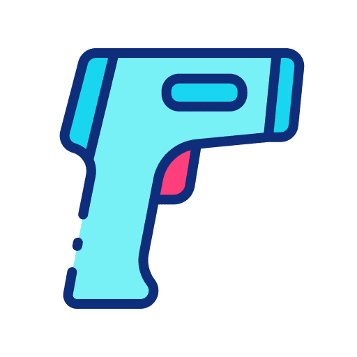 Pyrometer pyrometer machine construction and tools icon Pyrometer pyrometer machine construction and tools icon