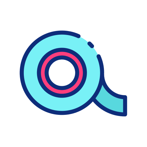 Tape education school material office material icon Tape education school material office material icon