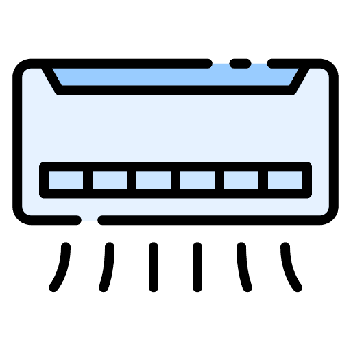 Air conditioner refreshing electronics air conditioning icon Air conditioner refreshing electronics air conditioning icon