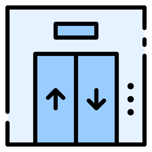 Elevator door elevators lift icon