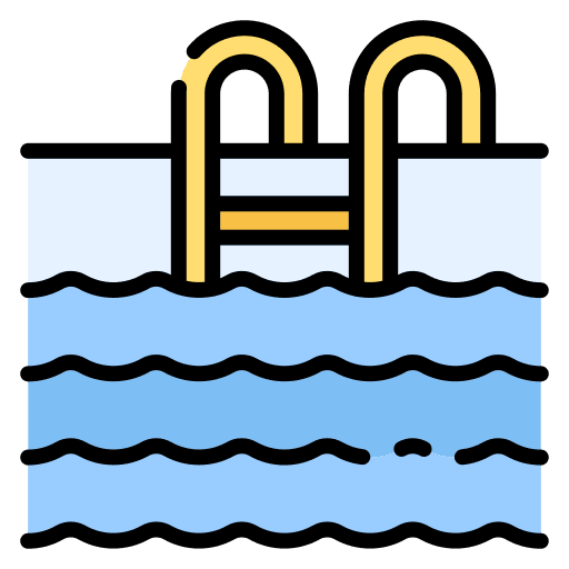Swimming pool swimming pools ladder swim icon