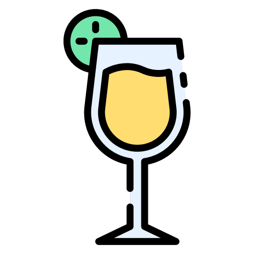 Cocktail food and restaurant cocktail glass icon Cocktail food and restaurant cocktail glass icon