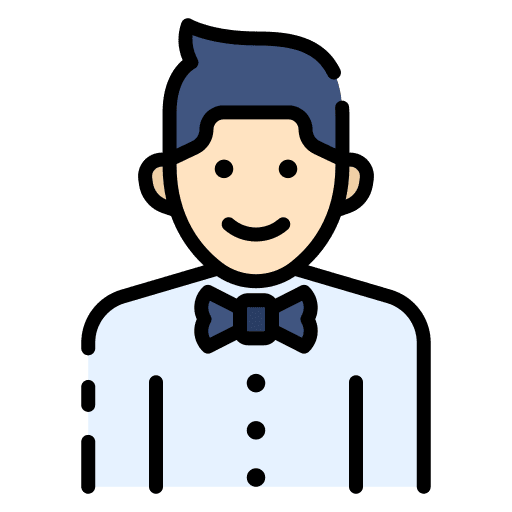 Waiter restaurant waiters user icon Waiter restaurant waiters user icon