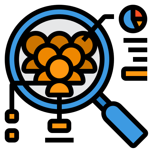 Market research magnifying glass research search icon Market research magnifying glass research search icon