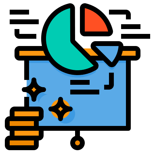 Planing marketing money business and finance icon Planing marketing money business and finance icon