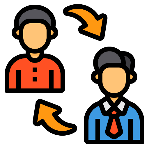 Promoted success career position icon