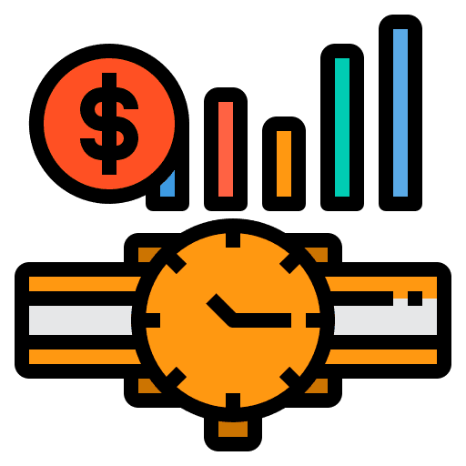Time management business and finance work time management icon Time management business and finance work time management icon
