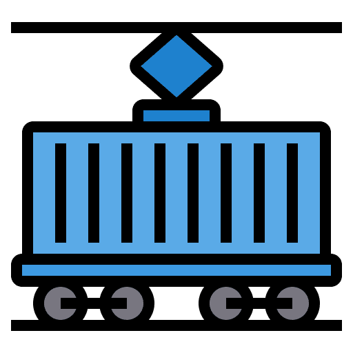Container delivery box business and finance shipping and delivery icon Container delivery box business and finance shipping and delivery icon