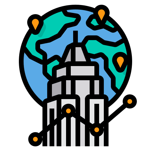 Headquarter headquarter earth worldwide icon Headquarter headquarter earth worldwide icon