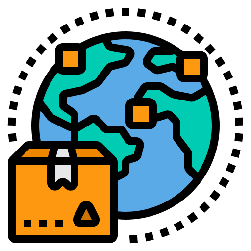 Shipping package shipping box icon Shipping package shipping box icon
