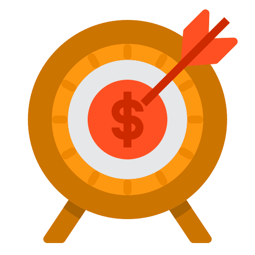 Target arrow target goal icon Target arrow target goal icon